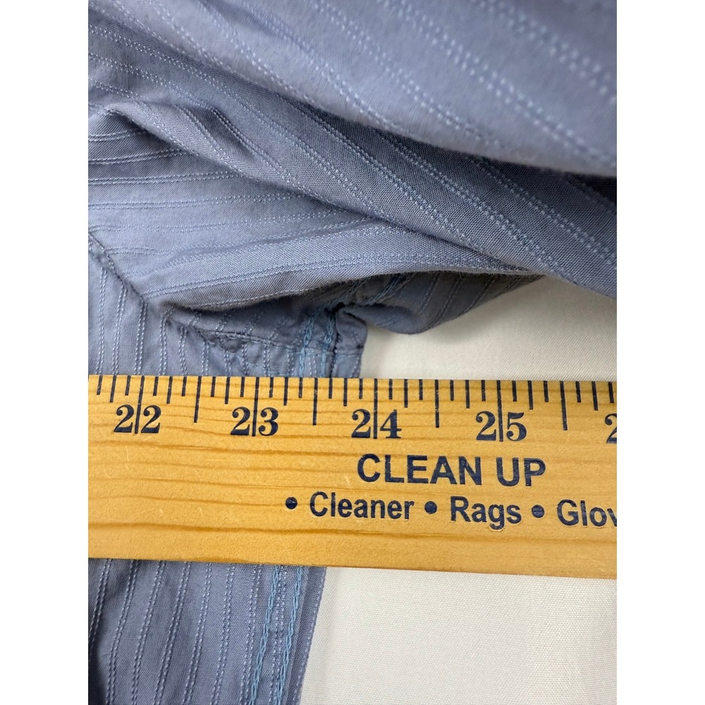 Calvin Klein Jeans Mens XL Button Up Shirt Long Sleeve Blue Casual - Picture 7 of 9